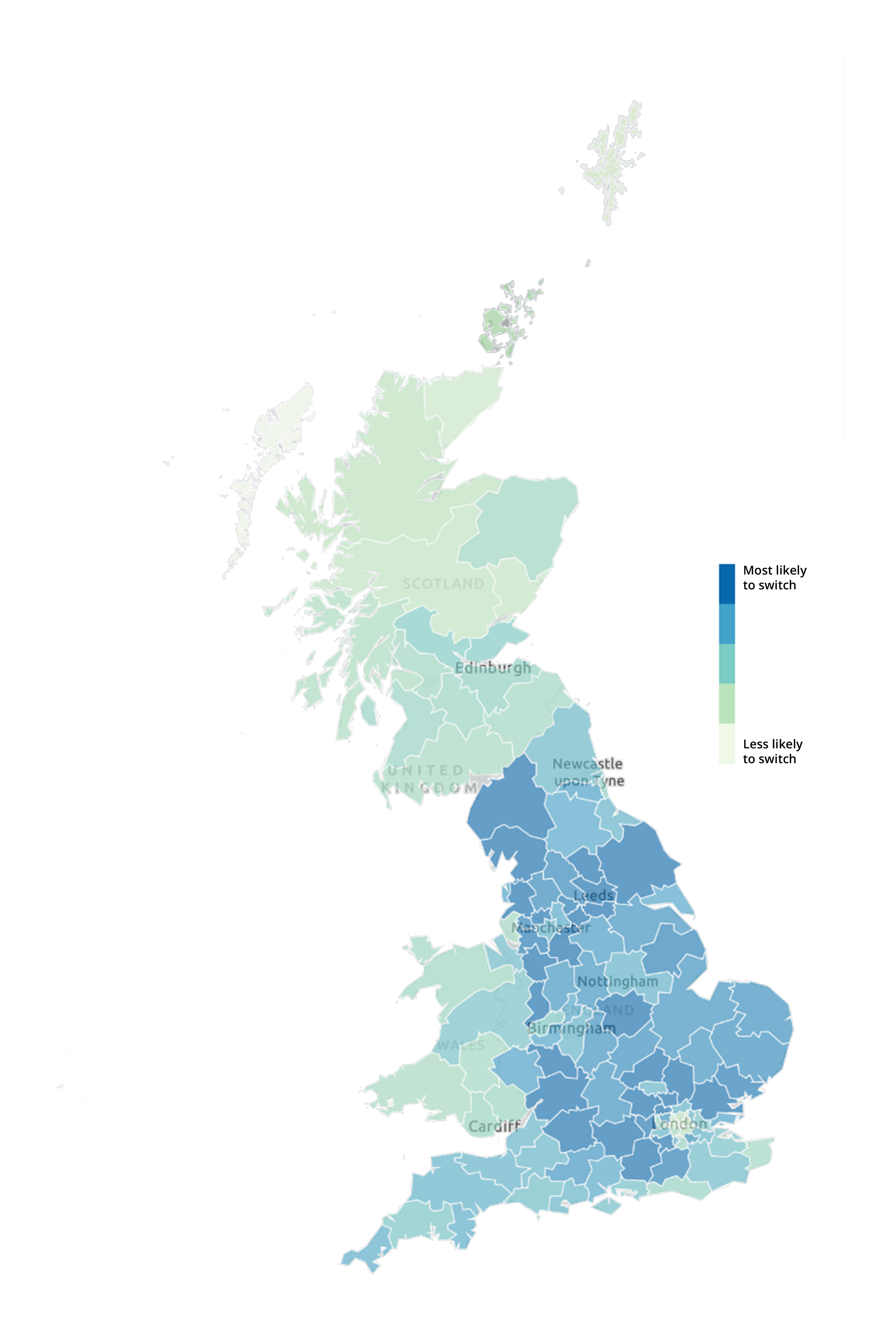 Regional switching habits uswitch savvy switchers 2018