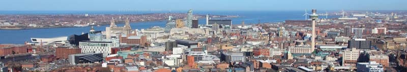 City in Merseyside Liverpool