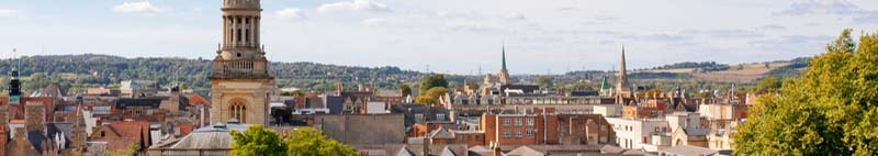 Cityscape of Oxford,England