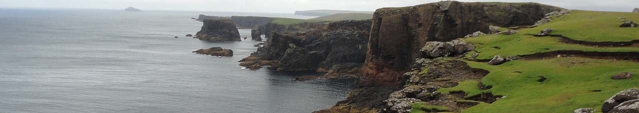 Shetland islands coast